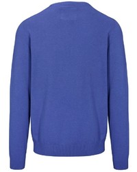 violetter Pullover mit einem Rundhalsausschnitt von BASEFIELD