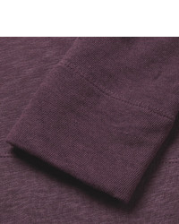 violetter Pullover mit einem Rundhalsausschnitt von James Perse