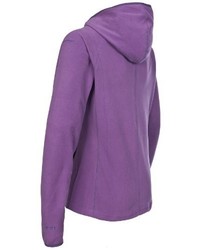 violetter Pullover mit einer Kapuze von Trespass