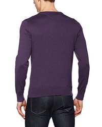 violetter Pullover von Tommy Hilfiger