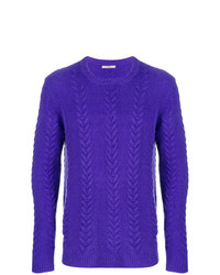 violetter Strickpullover von Nuur