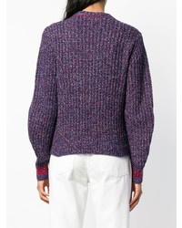 violetter Strickpullover von Rag & Bone