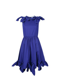 violettes ausgestelltes Kleid von MSGM
