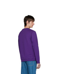 violettes bedrucktes Sweatshirt von Kenzo