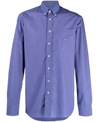 violettes Businesshemd von Etro