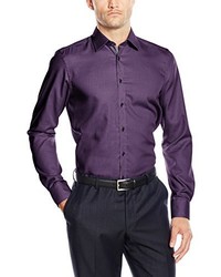 violettes Businesshemd von Venti