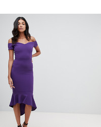 violettes figurbetontes Kleid von John Zack Tall