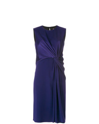 violettes gerade geschnittenes Kleid von Paule Ka