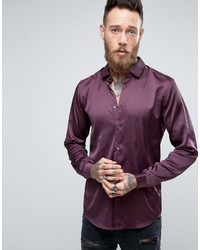 violettes Hemd von Asos