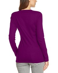 violettes Hemd von Trigema