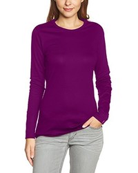 violettes Hemd von Trigema