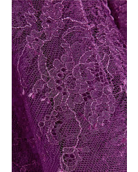 violettes Kleid von Roberto Cavalli
