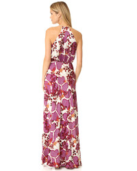 violettes Kleid von Diane von Furstenberg