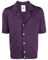 violettes Kurzarmhemd von PT TORINO