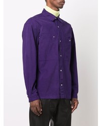 violettes Langarmhemd von Kenzo