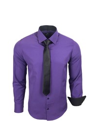 violettes Langarmhemd von RUSTY NEAL