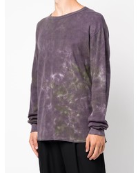 violettes Mit Batikmuster Langarmshirt von Needles