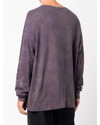 violettes Mit Batikmuster Langarmshirt von Needles