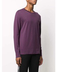 violettes Langarmshirt von Balmain