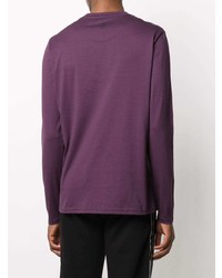 violettes Langarmshirt von Balmain