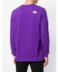 violettes Langarmshirt von The North Face