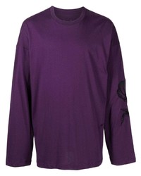 violettes Langarmshirt von Oamc