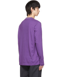violettes Langarmshirt von Moncler