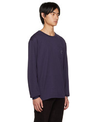 violettes Langarmshirt von Needles