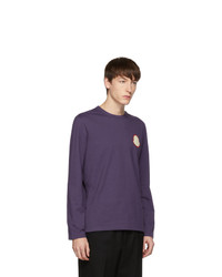 violettes Langarmshirt von Moncler