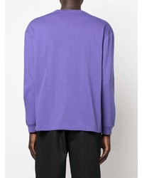 violettes Langarmshirt von Meta Campania Collective