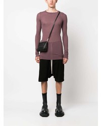 violettes Langarmshirt von Rick Owens