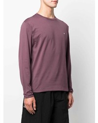 violettes Langarmshirt von Stone Island