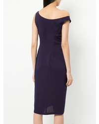 violettes Midikleid von Yohji Yamamoto Vintage