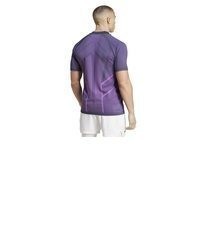 violettes Polohemd von adidas Performance