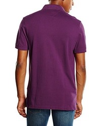 violettes Polohemd von Calvin Klein