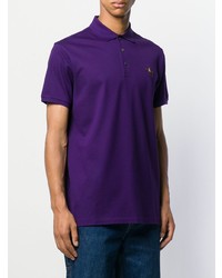 violettes Polohemd von Ralph Lauren Purple Label