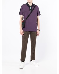 violettes Polohemd von PS Paul Smith