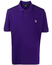 violettes Polohemd von PS Paul Smith