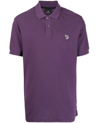 violettes Polohemd von PS Paul Smith