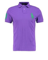 violettes Polohemd von Ralph Lauren