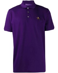 violettes Polohemd von Ralph Lauren Purple Label