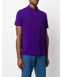 violettes Polohemd von Polo Ralph Lauren