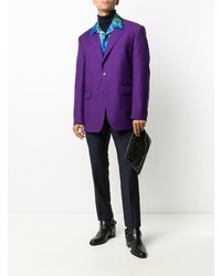 violettes Sakko von Givenchy