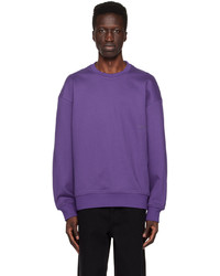 violettes Sweatshirt von Wooyoungmi