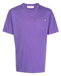violettes T-Shirt mit einem Rundhalsausschnitt von 1017 Alyx 9Sm