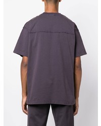violettes T-Shirt mit einem Rundhalsausschnitt von Carhartt WIP