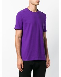 violettes T-Shirt mit einem Rundhalsausschnitt von The North Face