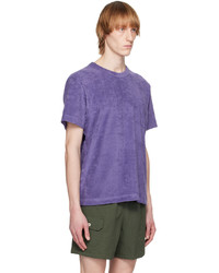 violettes T-Shirt mit einem Rundhalsausschnitt von Howlin'