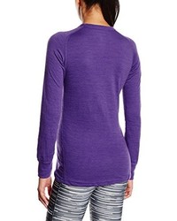 violettes T-shirt von Devold