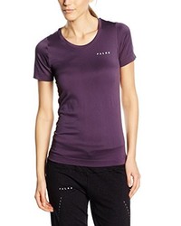 violettes T-shirt von Falke